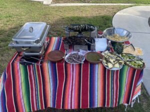 Taco side table