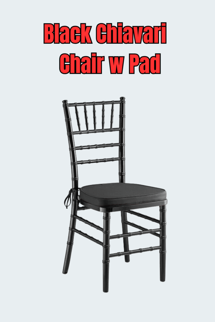 black chiavari chair