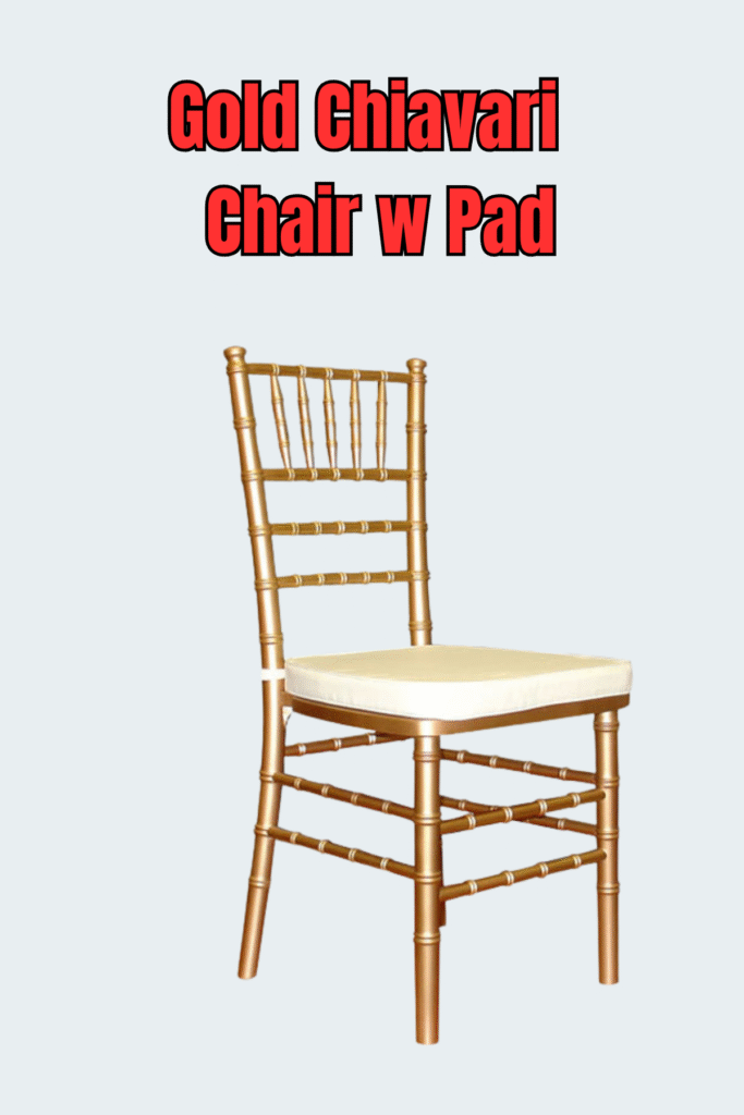 gold chiavari chair