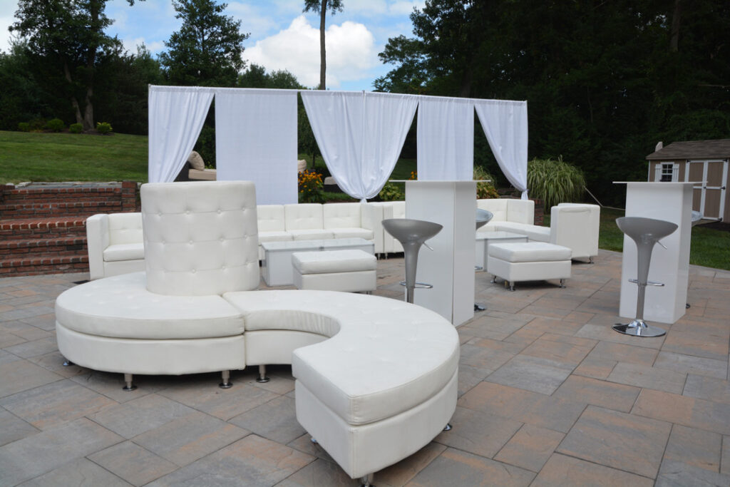 white lounge furniture